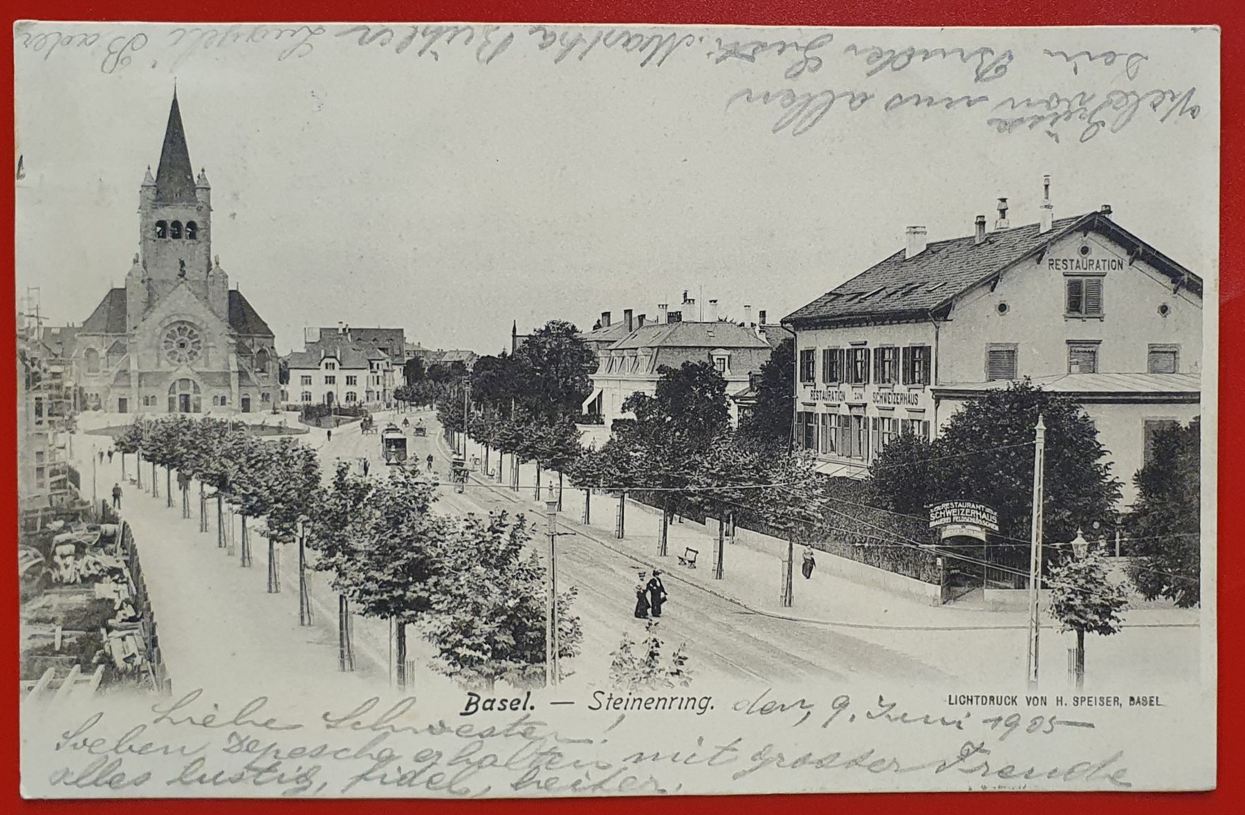 Cartes postales: Basel 1905 - Steinenring – D'occasion à Kreuzlingen par Rschweiz1
