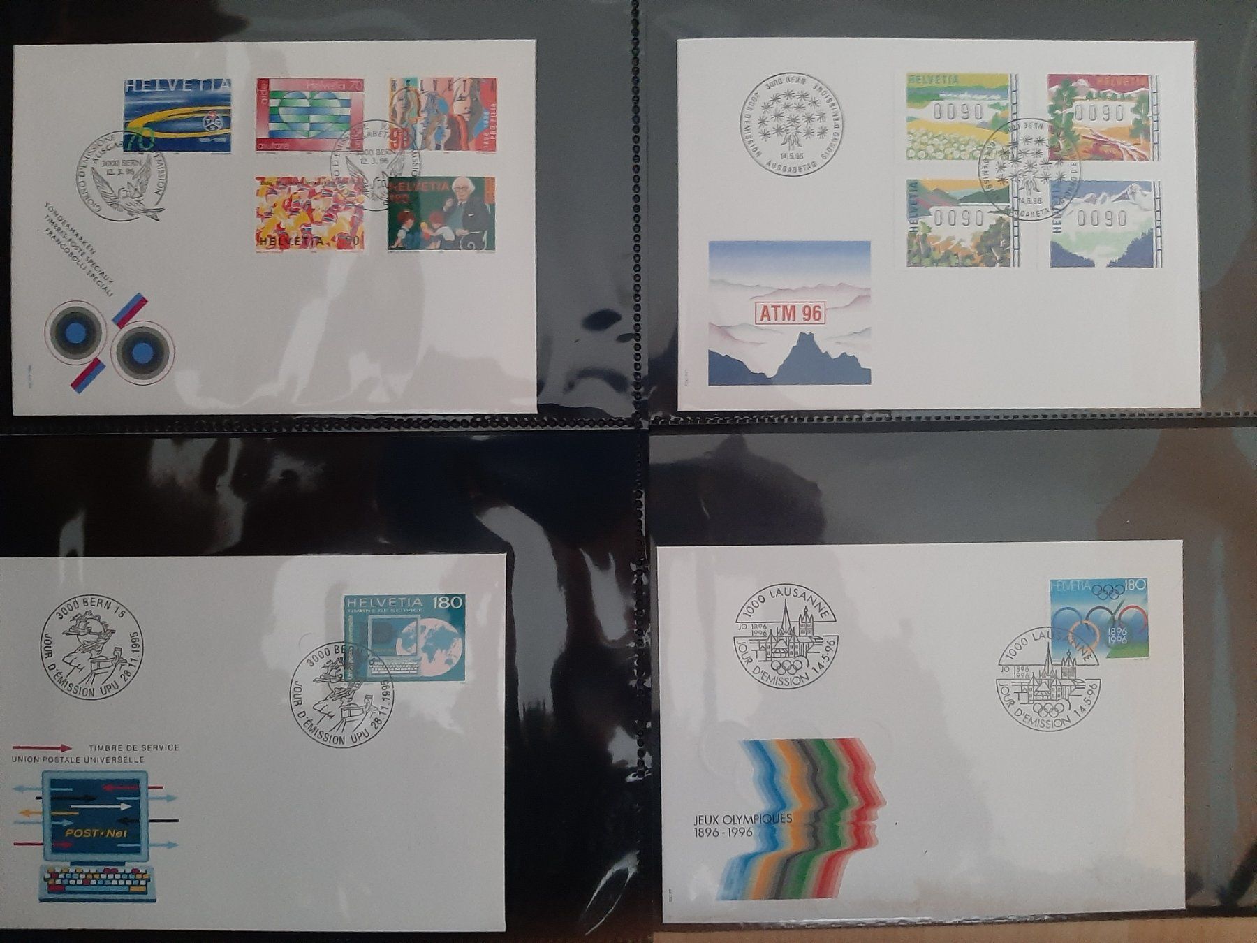 Tutti i francobolli: Schweizer Briefmarken Ersttagsbriefe Sammlung ab 1995 zu ... – Usato da Sonnental venduto da maec69 3