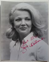 Gena Rowlands, signiertes Original-Autogramm, 1992