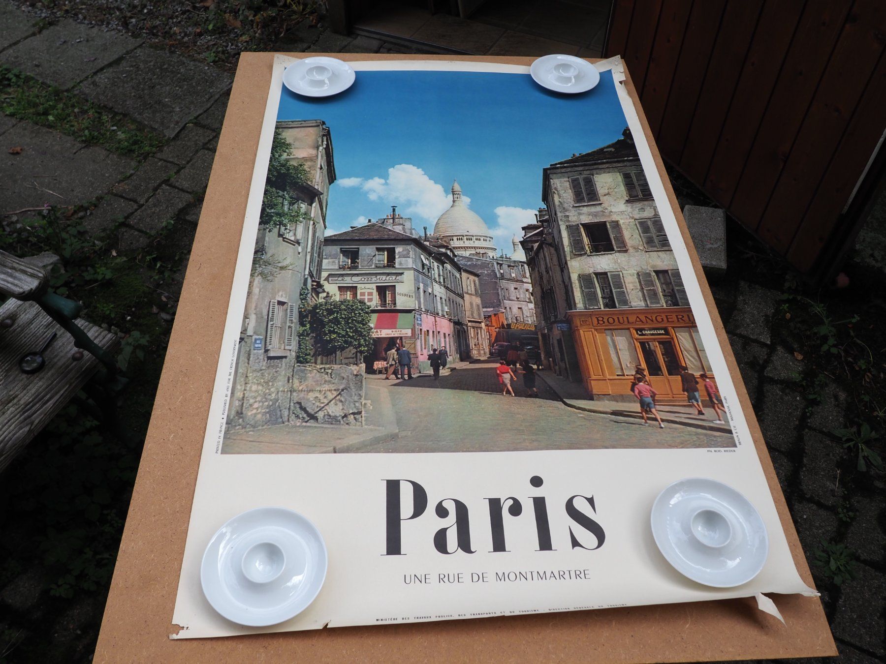 Foto & Immagini: Tourismusplakat: Paris, ca. 1954 – Usato da Schänis venduto da Lobelie1