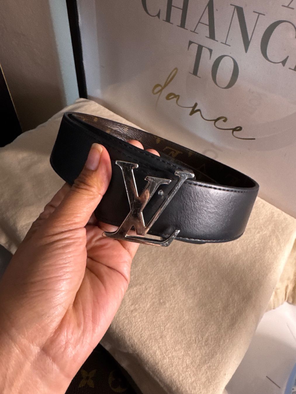 Louis Vuitton Cinture: LOUIS VUITTON BELT ORIGINAL – Usato da Les Geneveys-sur-Coffrane venduto da LVMM 1