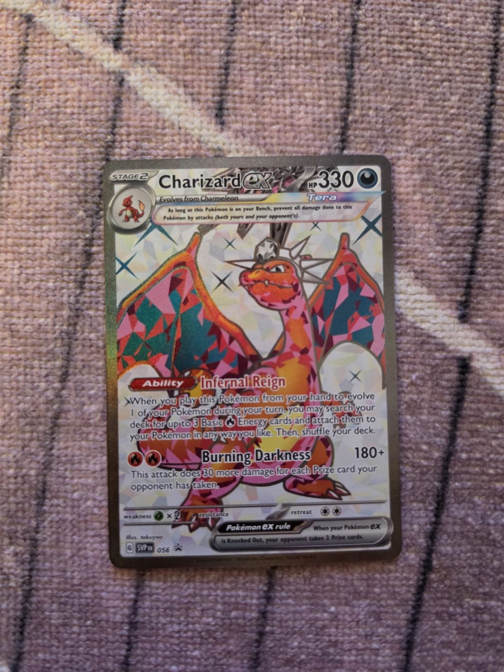Pokémon Carte collezionabili: Pokemon Karte Charizard ex Tera 056  – Nuovo (secondo la descrizione) da Winterthur venduto da Black.diamond.ch