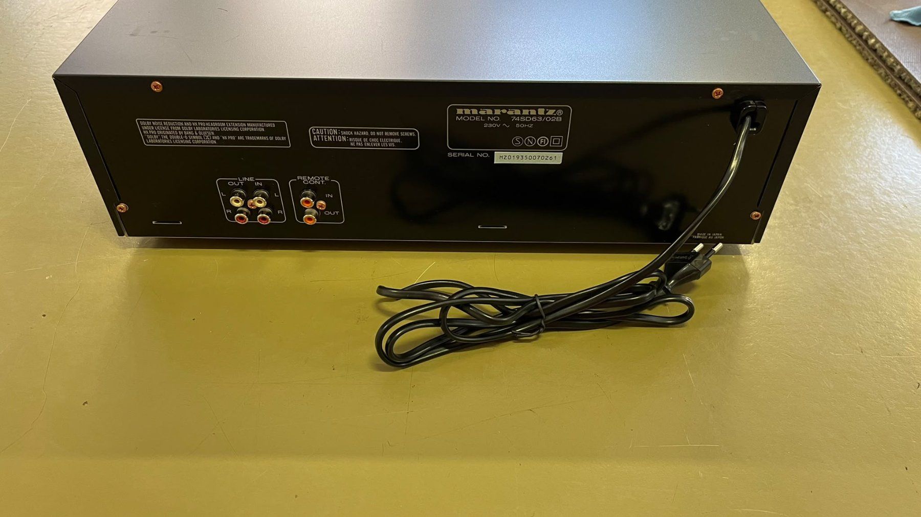 Marantz Sistemi audio & multimediali: Marantz Stereo Kassettendeck SD-63 – Usato da Lachen SZ venduto da fma8852 2