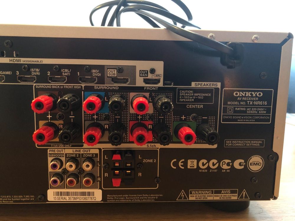 ONKYO AV Receiver TXNR616 Kaufen auf Ricardo