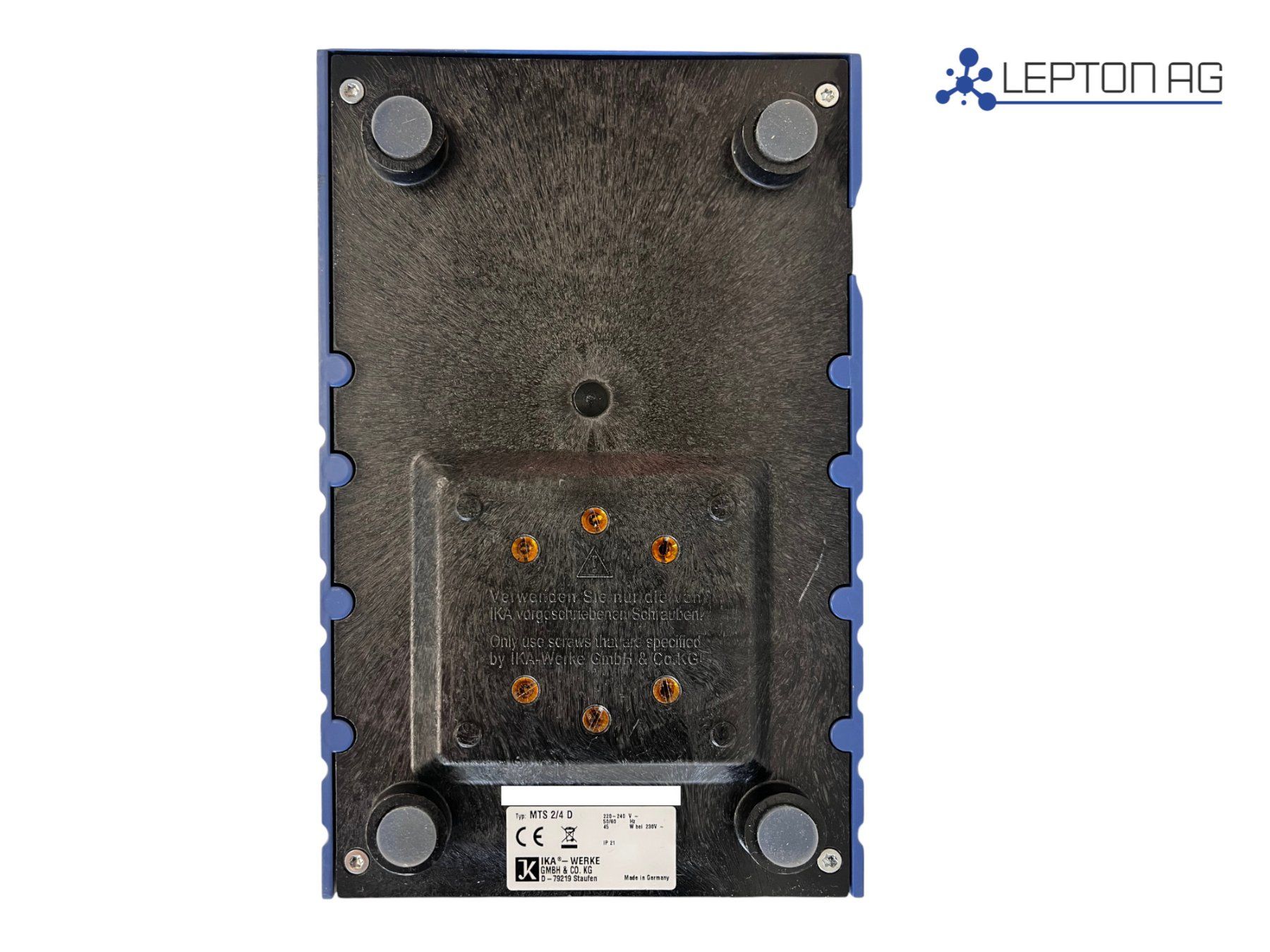 Accessori da laboratorio: IKA Model MTS 2_4 D Microplate Orbital Shaker – Usato da Niederdorf venduto da LeptonAG_Labor 6