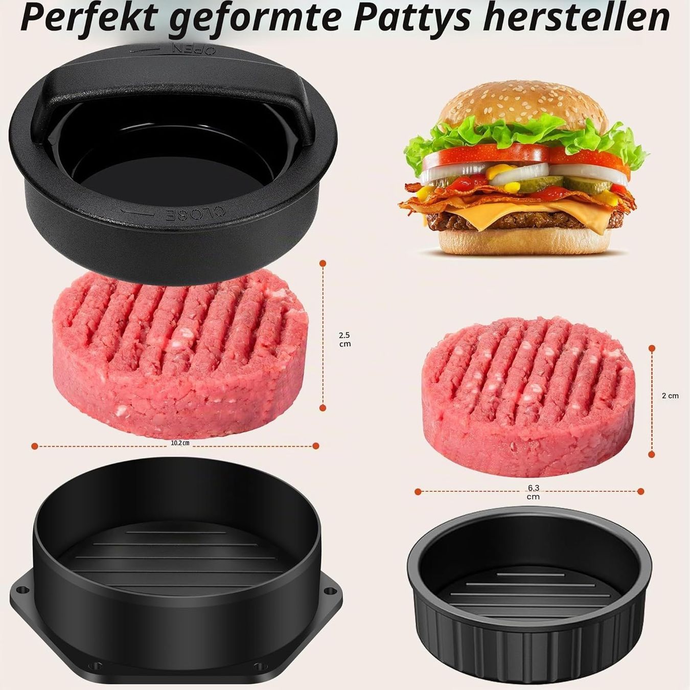 Elettrodomestici da cucina: Grillbesteck Set 27-teilig Edelstahl Burgerpresse BBQ – Nuovo e nell'imballaggio originale da Schaffhausen venduto da lou_w76n 1