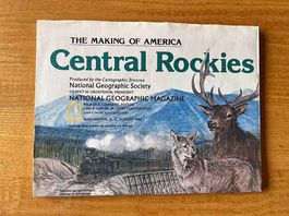 carte Topographique Central Rockies USA