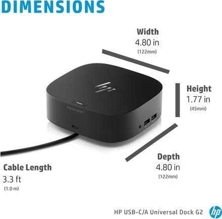 Hewlett Packard Docking station: NEU HP USB-C/A Universal Dockingstation G2 OVP unbenutzt – Nuovo e nell'imballaggio originale da Gretzenbach venduto da dzollero 4