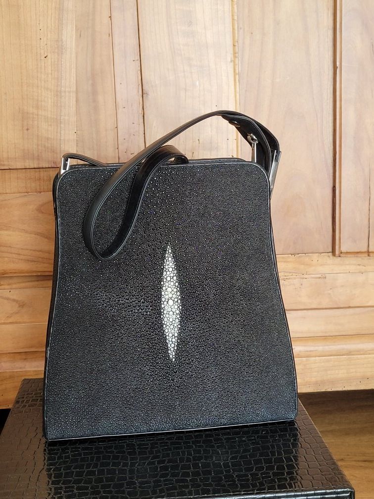 Borse: Stingray Leder Tasche und Wallet – Usato da Kreuzlingen venduto da glo_yg6c 1