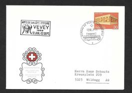 Sonderbrief A. 1148 Arts del Côte D'Ivoire Vevey 12.7.1969