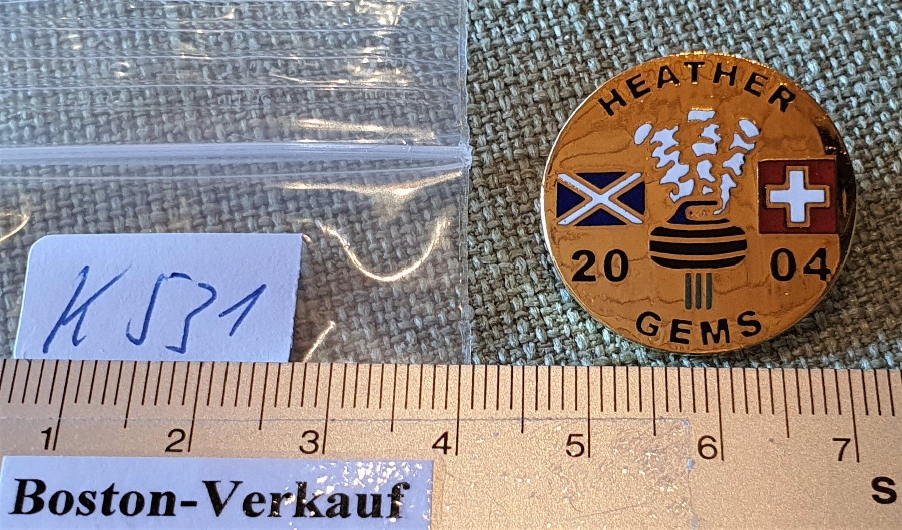 Medaglie: K531 - Curling Heather GEMS 2004 Schweiz – Usato da Reinach BL venduto da Boston-Verkauf 2