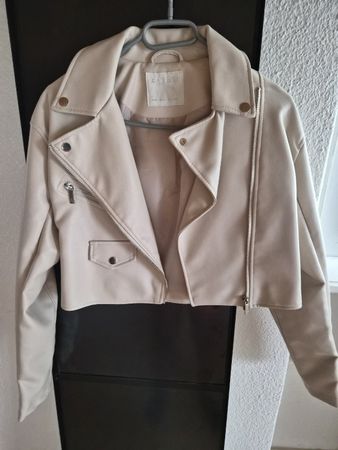 Amisu Kunstlederjacke, Beige, Gr. 36, Top Zustand!Neu