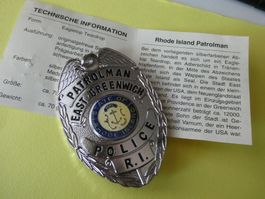USA, Rhode Island Patrolman    Replika