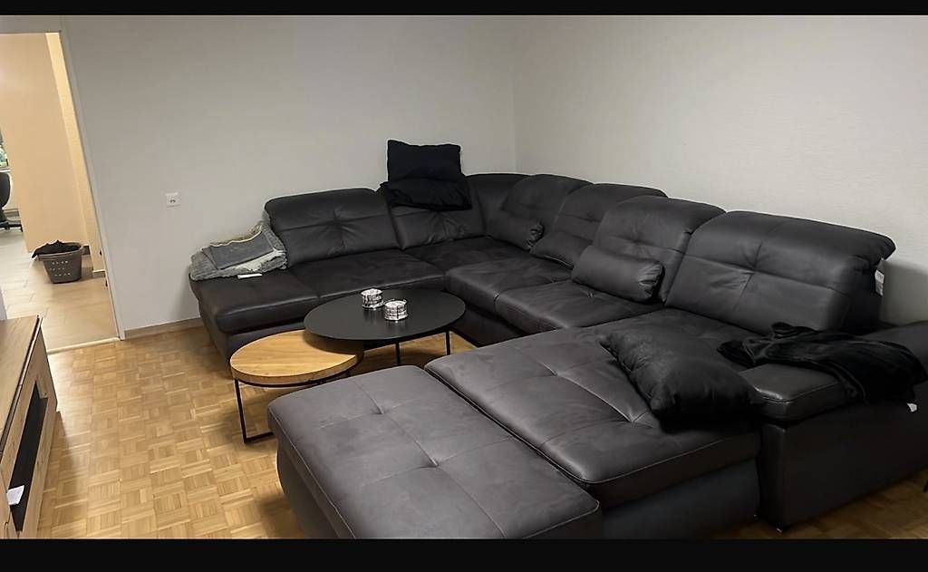 Divani: Grosse U-förmige Wohnlandschaft in Anthrazit  – Usato da Zürich venduto da lej_7lbp 2