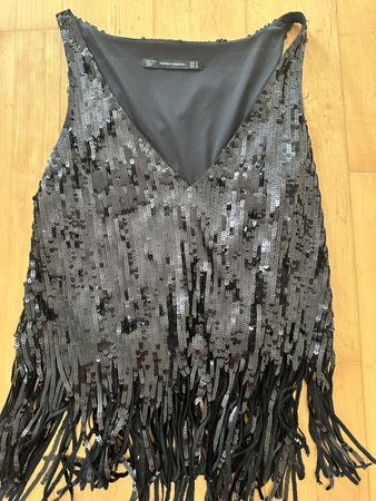 Pailetten top von mango