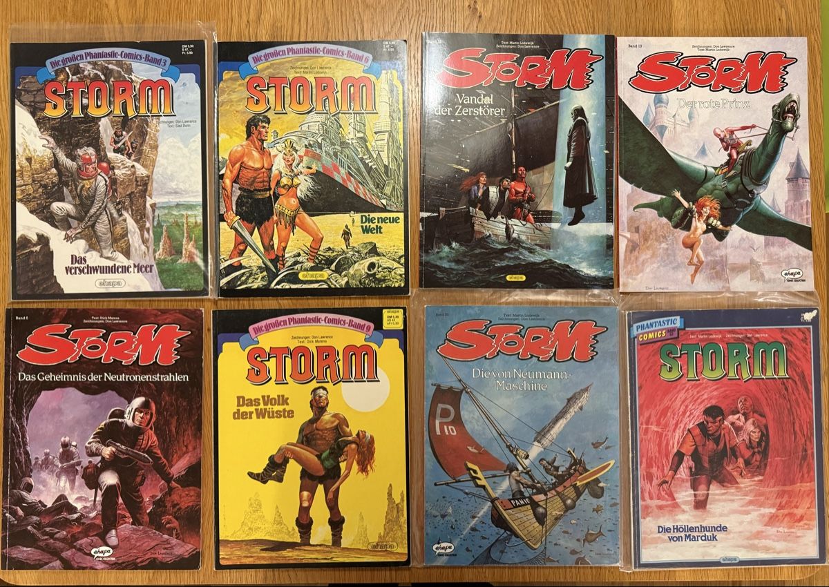 Comics: 8 STORM Comics - Science Fiction Fantasy – Gebraucht aus zürich von greenmodul