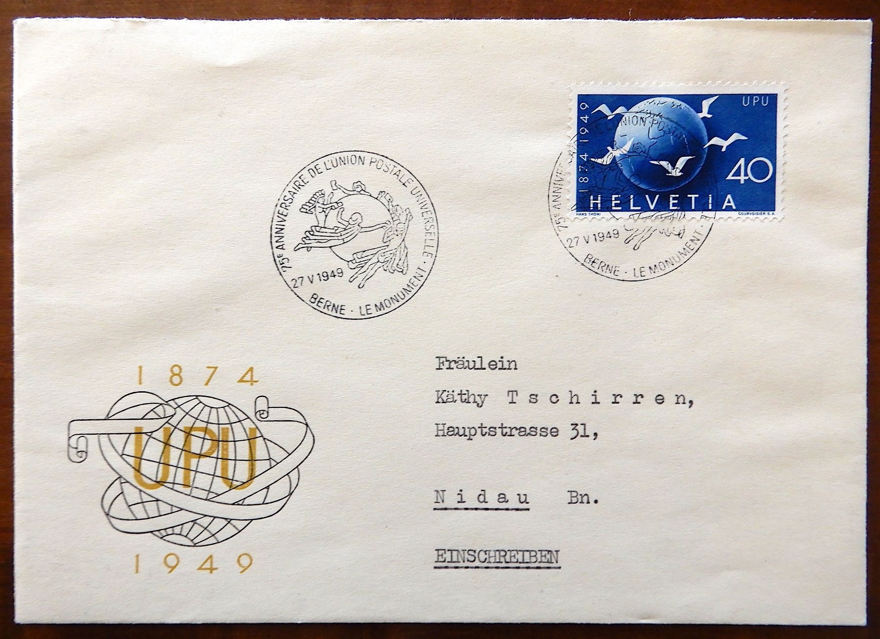 Alle Briefmarken: Flugpost, NABRA 1938 & 2 weitere schöne Briefe – Gebraucht aus Luzern von Johann7 3