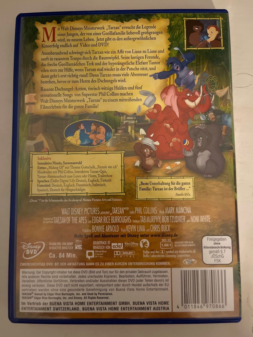 Tutti i DVDs: Disney DVD | Tarzan 📀 – Nuovo (secondo la descrizione) da Sierre venduto da black.box 1