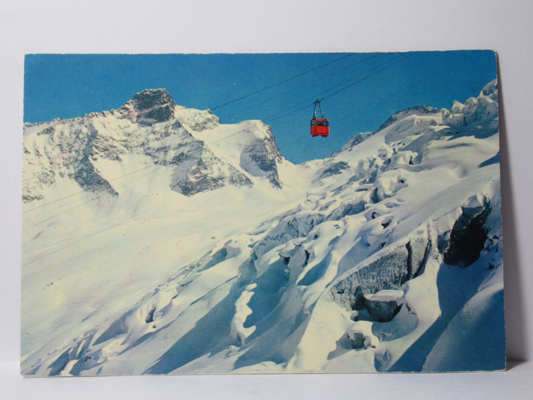 Cartes postales: Saas - Fee , Luftseilbahn Langfluh  , Feegletscher – Neuf (Voir description) à Grenchen par Bluemchen1900