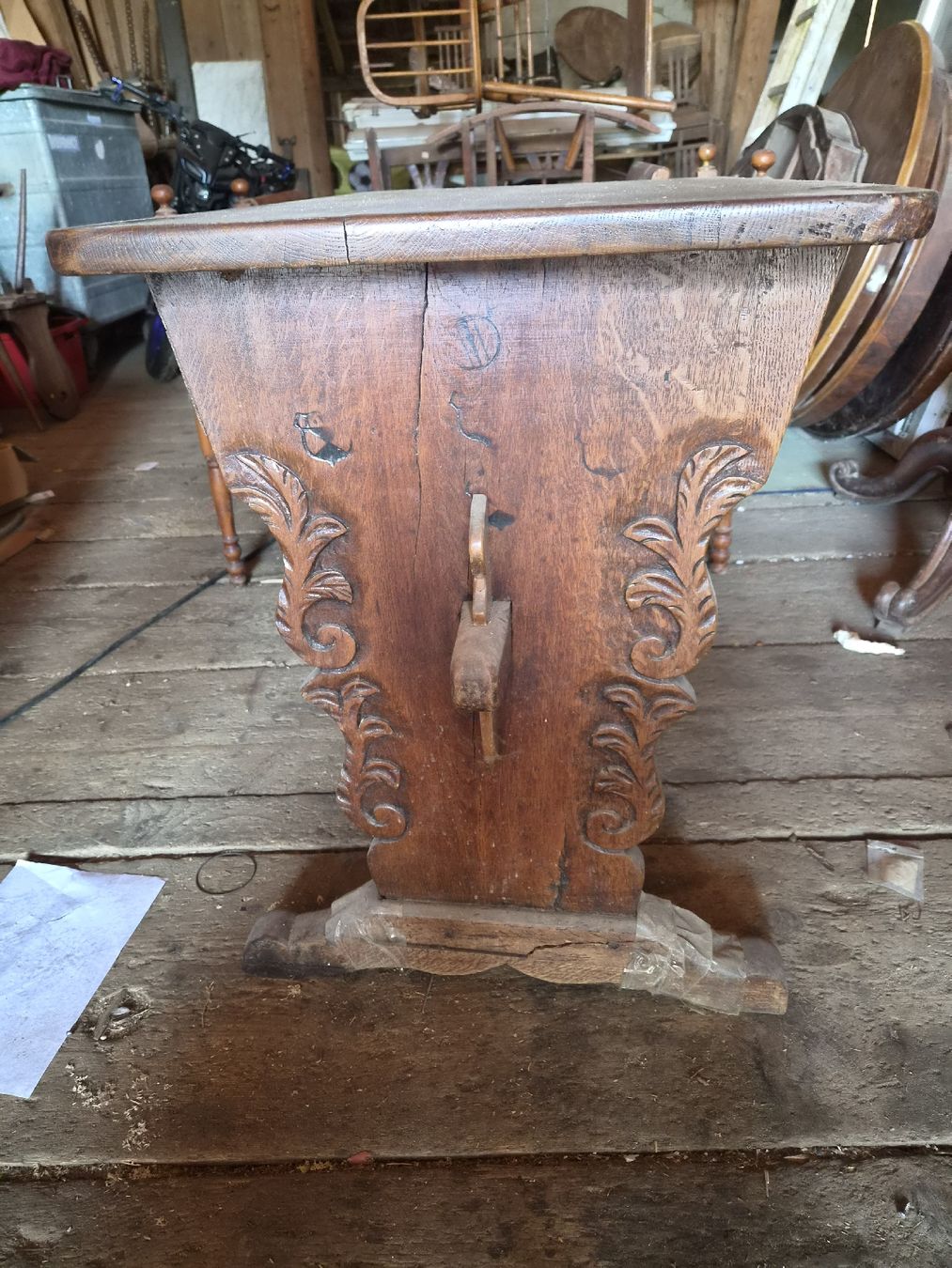 Tavoli: Ancienne table en bois – Difettoso da Farvagny-le-Grand venduto da CollectibleWatches 1