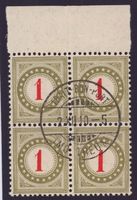 1ct bloc de 4 TRAIT-BON-PORT (MONTREUX)