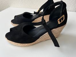 2x Sandalen schwarz Gr. 40