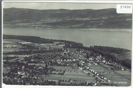 Yvonand et le Lac de Neuchatel - Vue aerienne