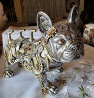Steampunk  Französische -Bulldogge Dekoration siehe Foto 