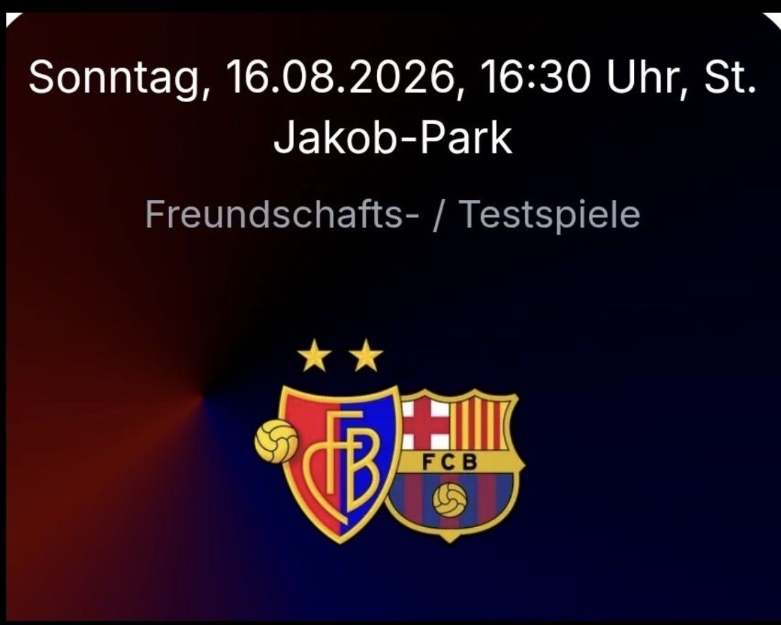 Biglietti: FCB - FC Barcelona – Nuovo e nell'imballaggio originale da Basel venduto da yfish99
