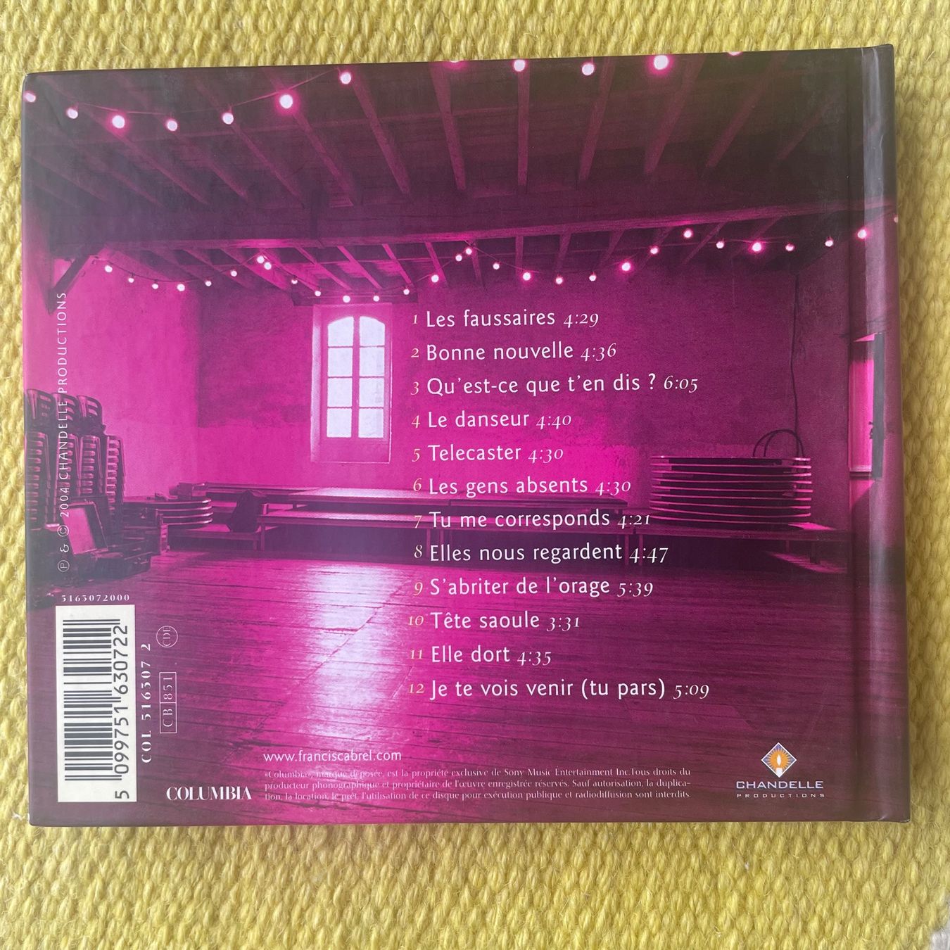 CDs: FRANCIS CABREL-BÜCHLEIN LES BEAUX DÉGÂTS – Gebraucht aus Rorschacherberg von CD-Roli 1