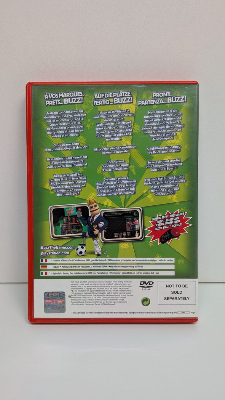 Giochi: 4 PlayStation Buzzer mit 3 Buzz!-Games, PS2 – Usato da Menziken venduto da mame18 7