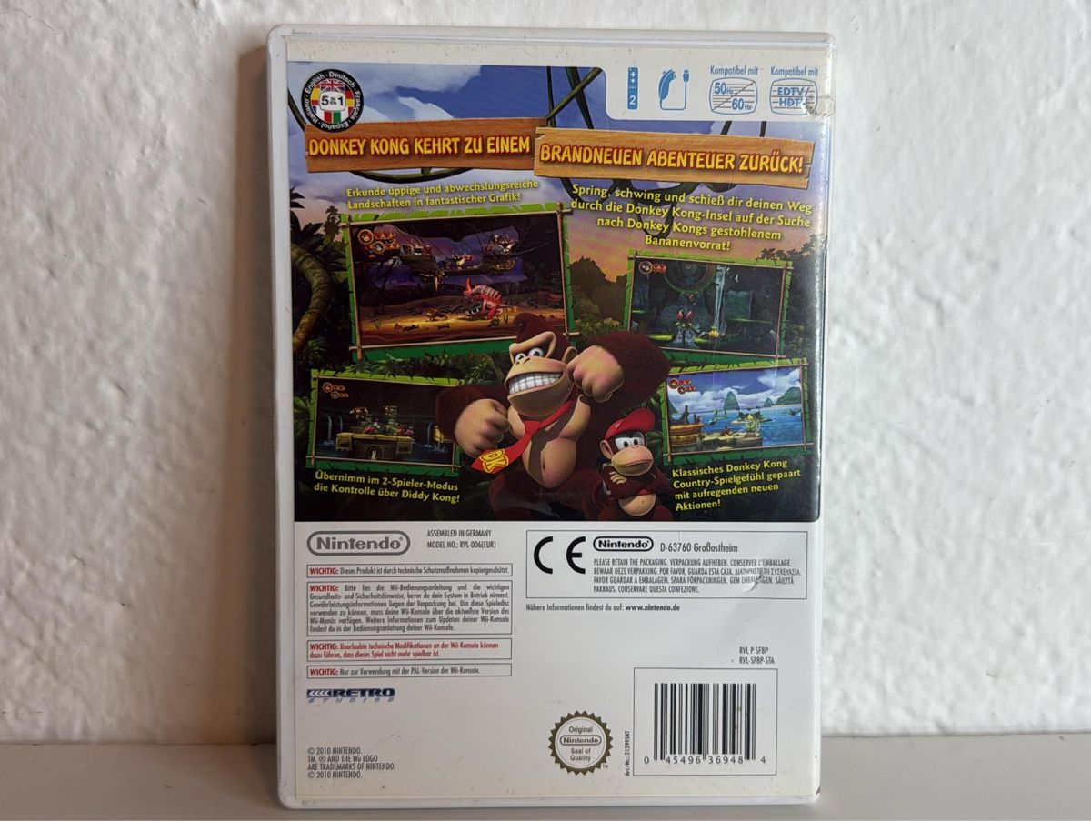 Nintendo Giochi: Donkey Kong Country Returns - Nintendo Wii Game – Usato da Ehrendingen venduto da bubulence 1