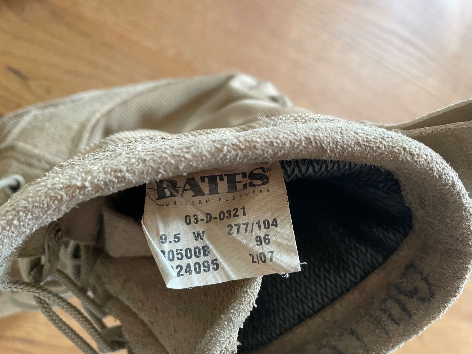 Schweizer Armee Scarpe da uomo: Combat boots original us army / BATES – Usato da Oberbütschel venduto da Woodie2005 5