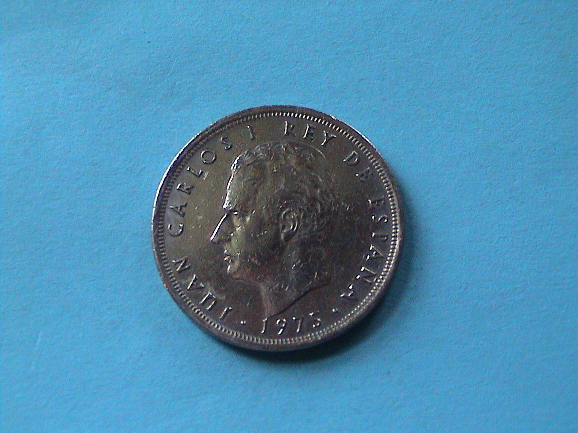 Tutti le monete: 5 Pesetas - Spanien - Carlos - 1975 – Usato da Reinach BL venduto da Dexy62