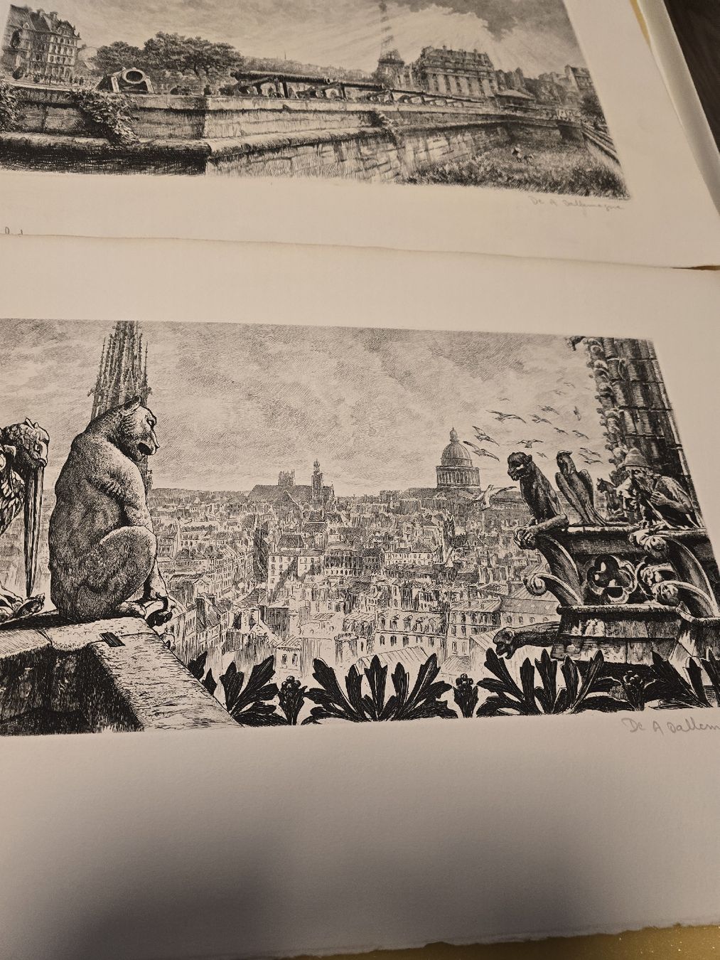Grafica & Litografie: 2 litho Paris Aimé Dallemagne – Nuovo (secondo la descrizione) da Baden venduto da swiss-alps 3
