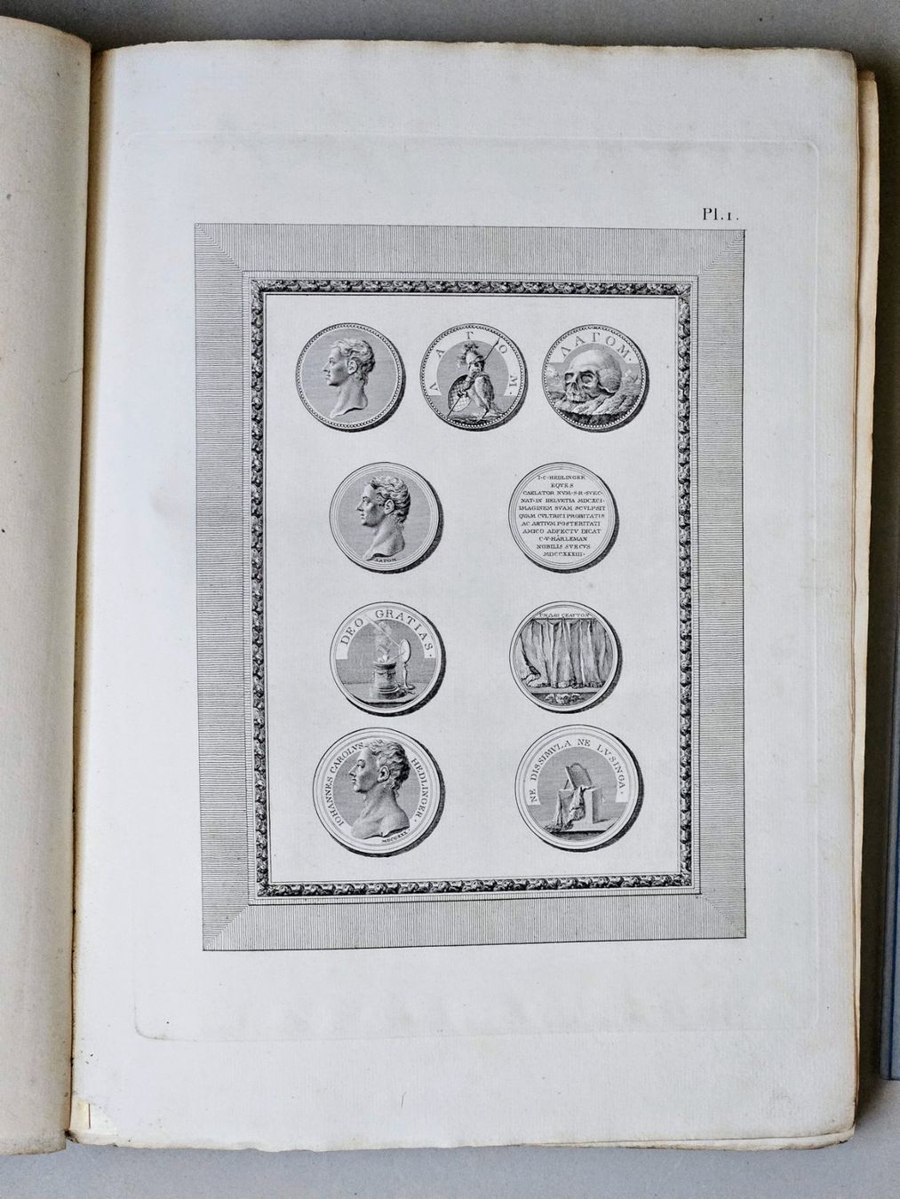 Libri: Oeuvre du Chevalier Hedlinger, Basle 1776 – Usato da Lugano venduto da Numisartes