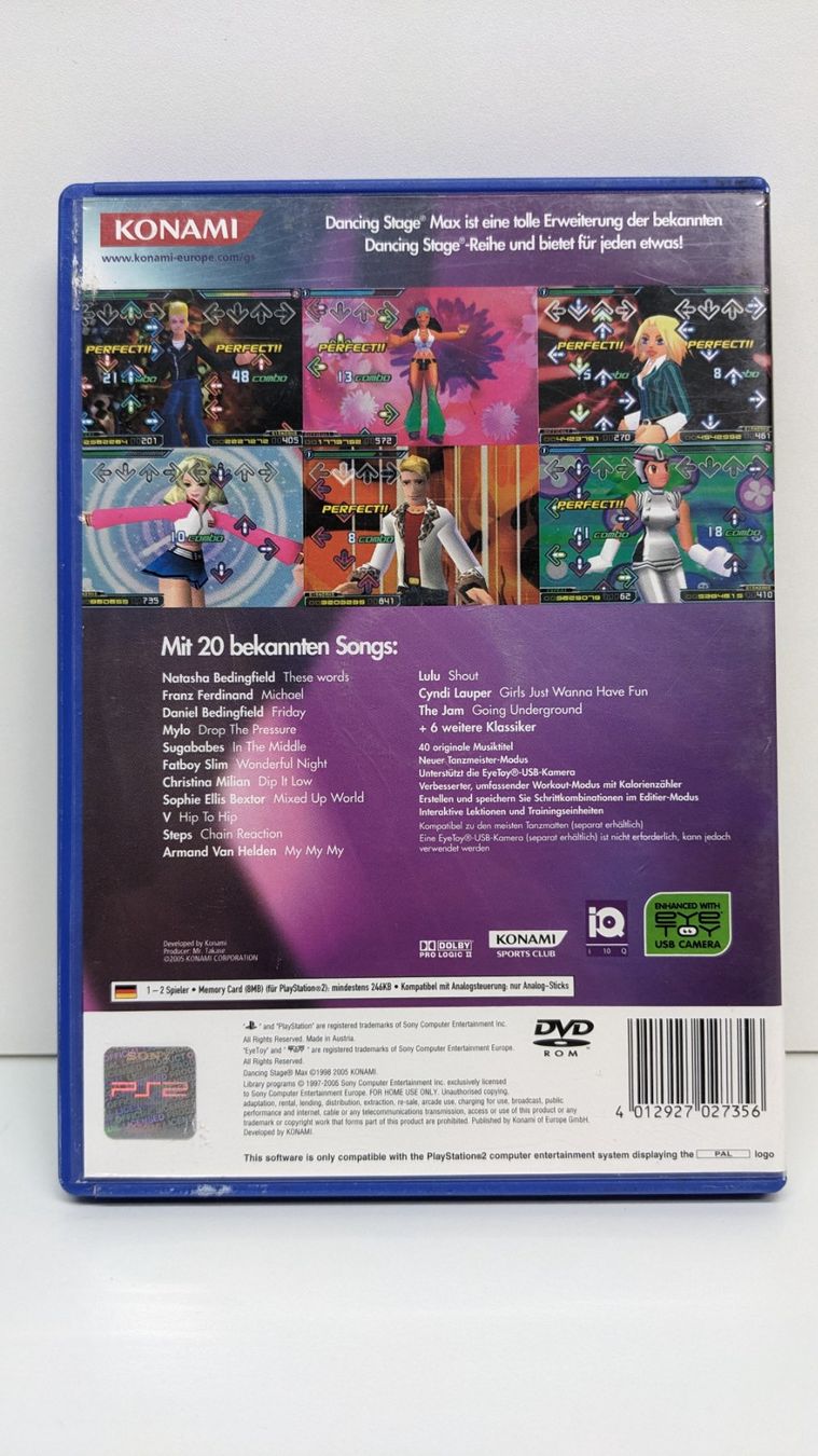 Giochi: Dancing Stage Max - PlayStation 2 – Usato da Menziken venduto da mame18 2