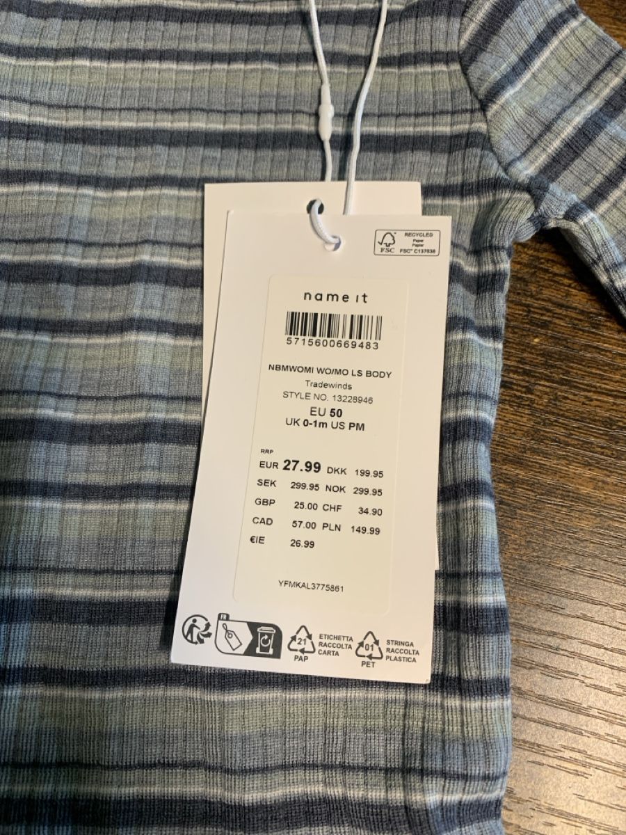 Name It Unterwäsche: Neu Merino Modal Body gr.50 – Neu und originalverpackt aus Attelwil von TaraLee 1