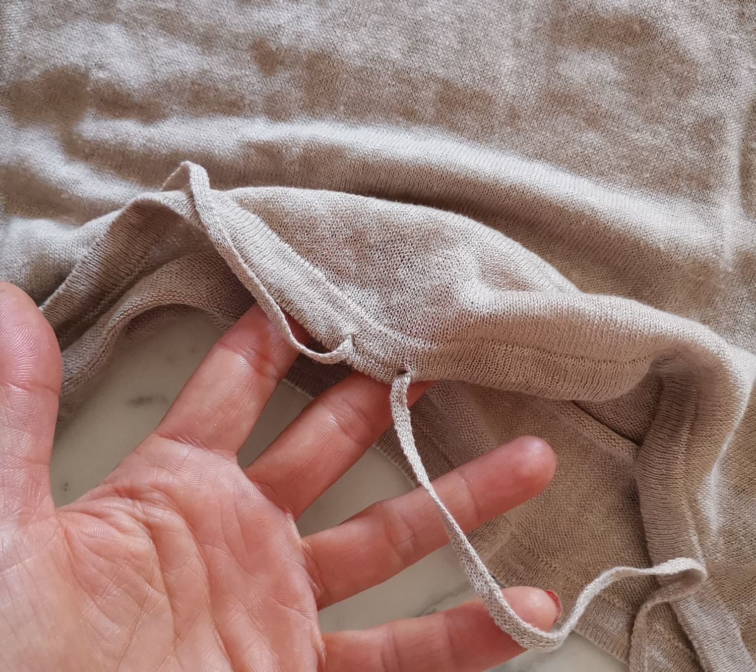 Pulls & Sweat-shirts: Luftiger Leinenpulli von Beck München  – D'occasion à Uerikon par pink_flamingo 3