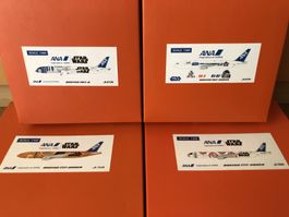 ANA - All Nippon - 4 Star Wars Set - JC Wings 1/400