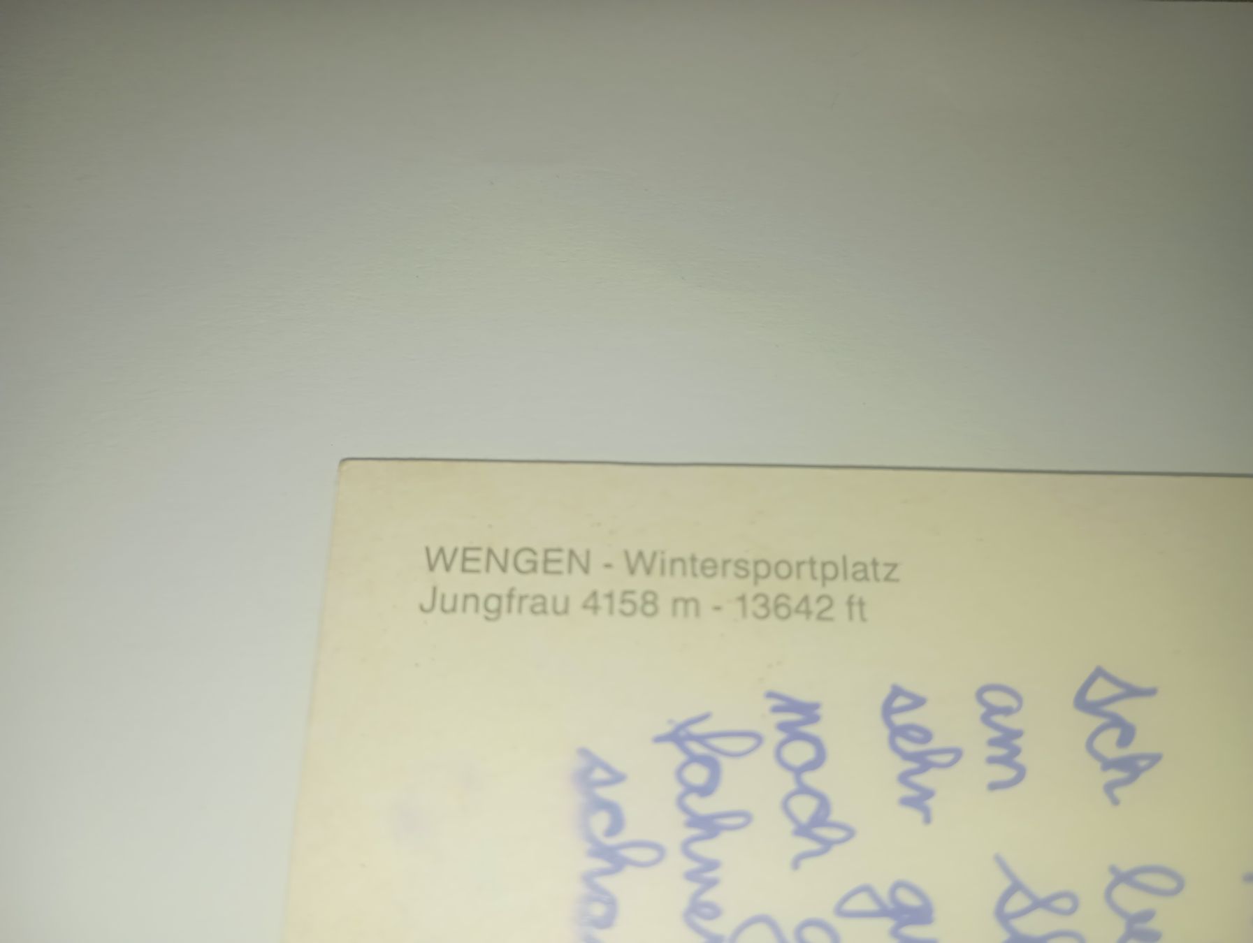 Cartoline postali: Wengen Wintersportplatz Jungfrau Ansichtskarte  – Usato da Belp venduto da Guadalupe84 2