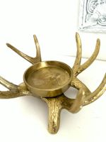 Grössere rustikale Kerzenhalter Goldig shabby
