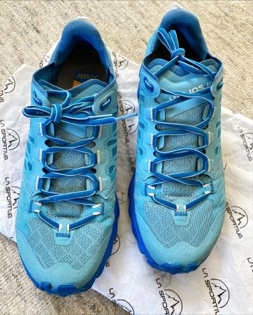 LA SPORTIVA Helios III Damenschuhe Gr.38,5 pacific blue/nept