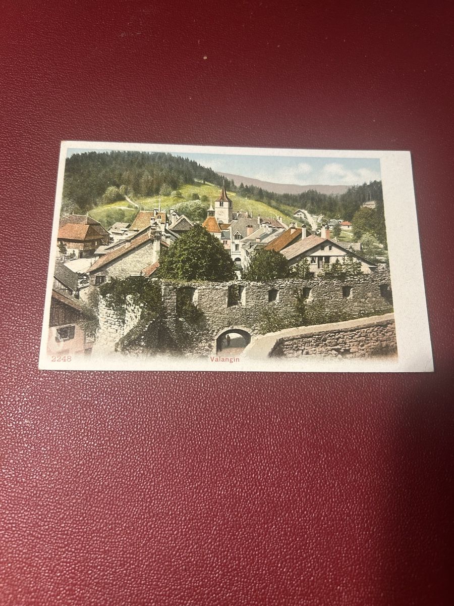 Cartes postales: Valangin  – D'occasion à Breganzona par Milesbo