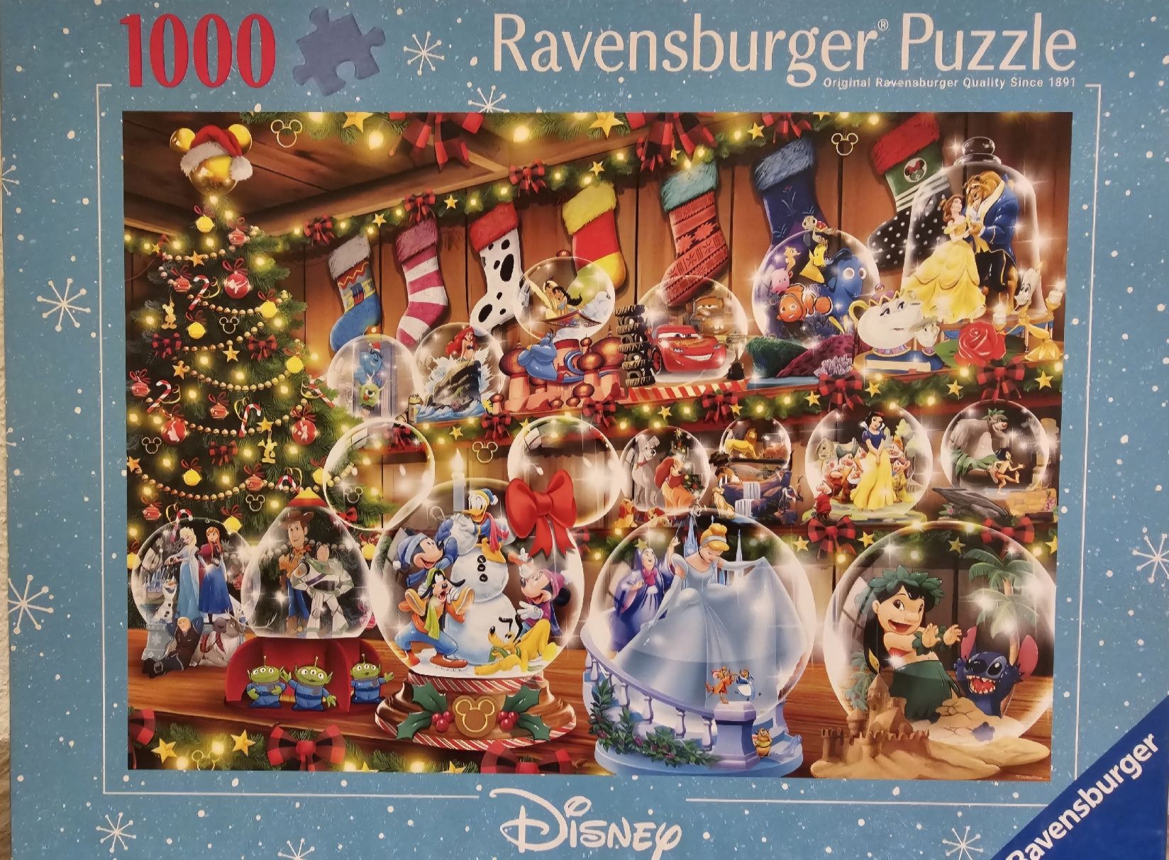 Ravensburger Puzzle: Ravensburger Puzzle "Disney Schneekugeln" 1000 Teile – Usato da Bütschwil venduto da Taranabo
