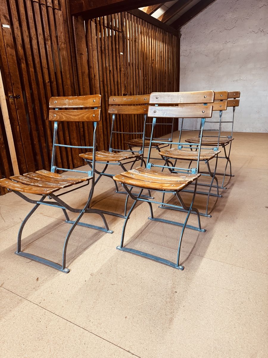 Sedie: Vintage Biergartenstühle – Usato da Basel venduto da bsc04 1