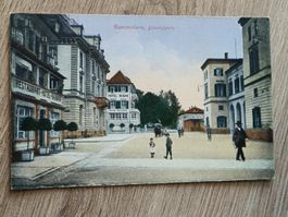 Alte PK / Romanshorn Bahnhofplatz Hotel Bodan - Bahnhof 1920