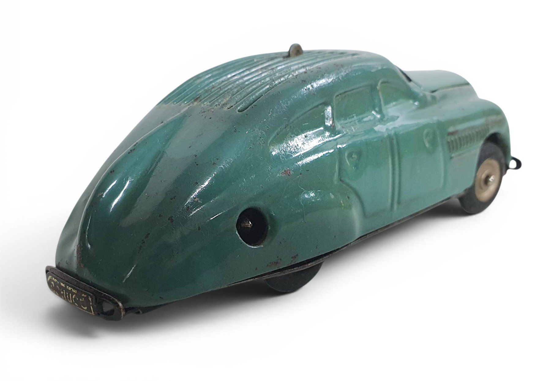 Schuco Giocattoli: Vorkriegs Schuco KOMMANDO-AUTO 2000 – Difettoso da Rickenbach b. Wil venduto da klassikmarkt.ch 4