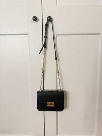 Umhängetasche schwarz / gold