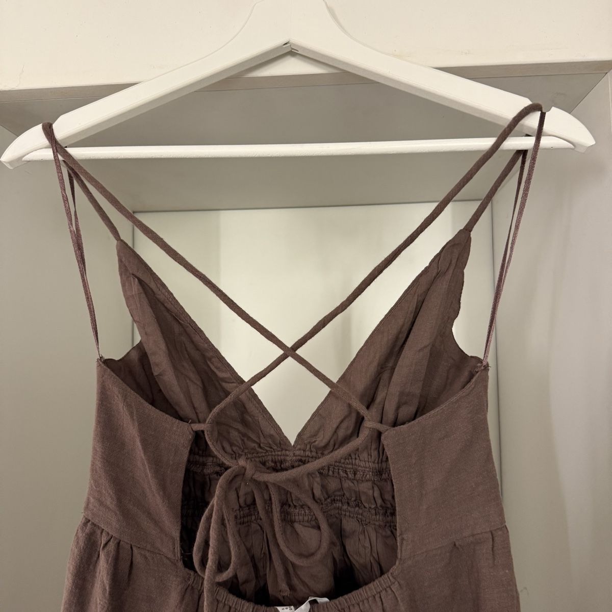 Stradivarius Vestiti: Sommerkleid braun, Stradivarius – Nuovo e nell'imballaggio originale da Oberbüren venduto da s.righetti 1